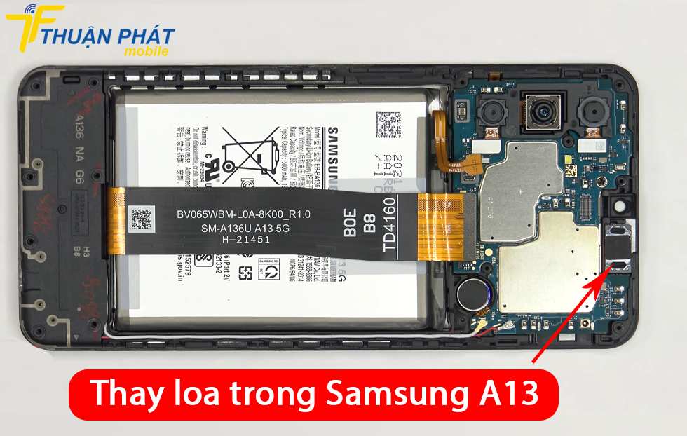Thay loa trong Samsung A13