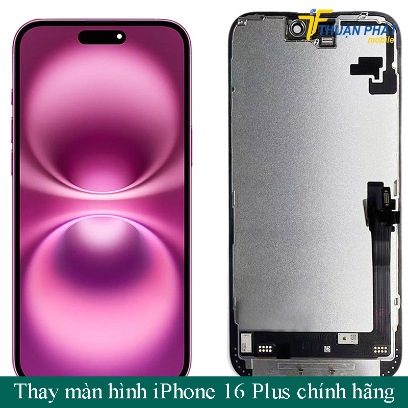 Thay màn hình iPhone 16 Plus chính hãng