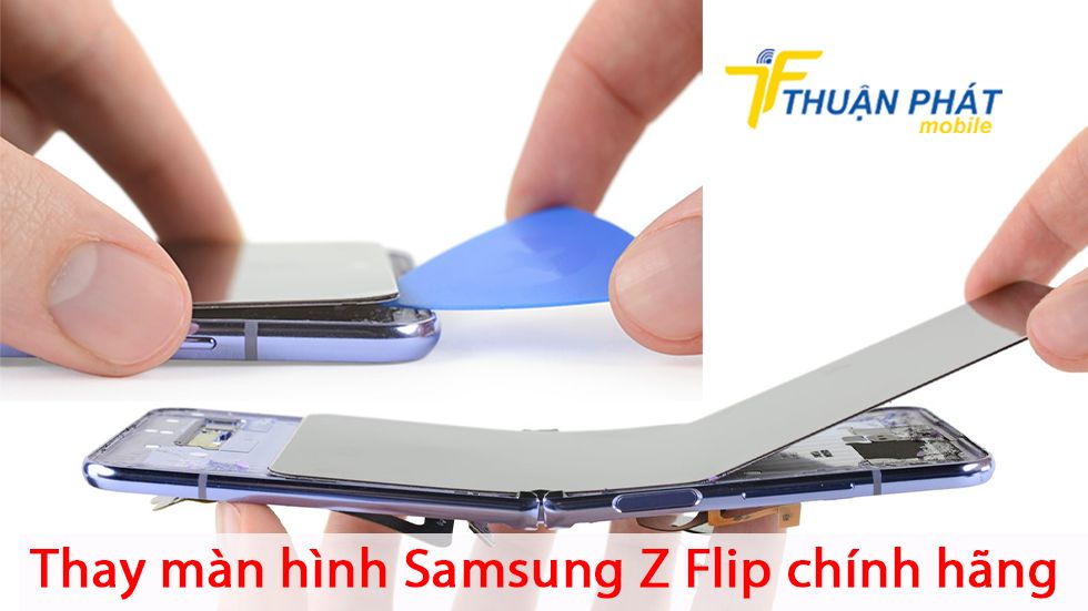 Thay màn hình Samsung Z Flip chính hãng