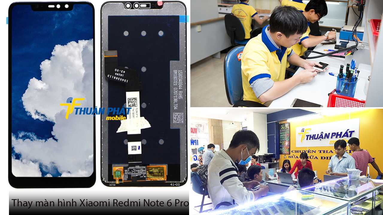 Thay màn hình Xiaomi Redmi Note 6 Pro tại Thuận Phát Mobile