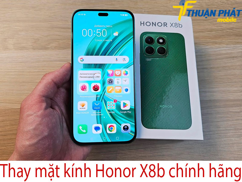 Thay mặt kính Honor X8b chính hãng tại Thuận Phát Mobile