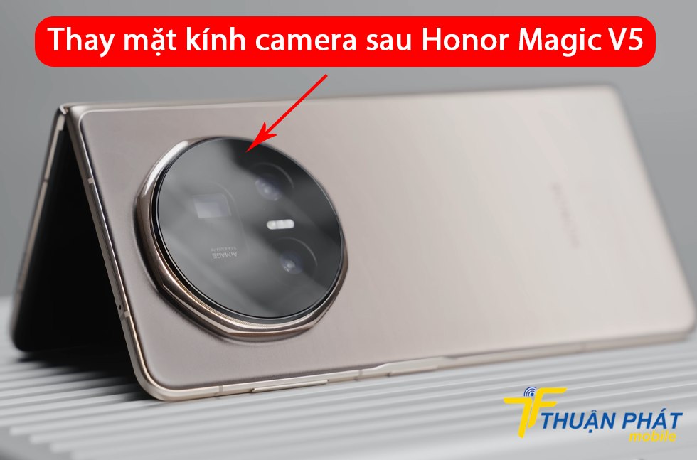 Thay mặt kính camera sau Honor Magic V5