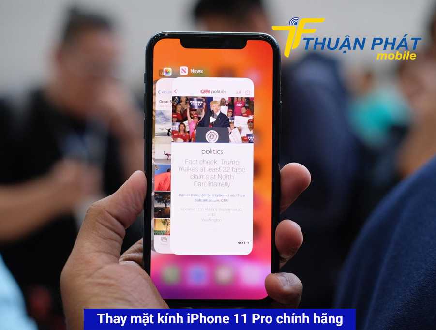 Thay mặt kính iPhone 11 Pro chính hãng tại Thuận Phát