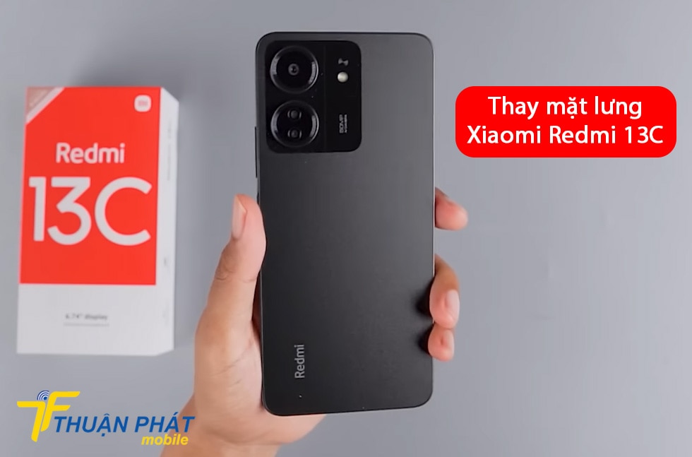 Thay mặt lưng Xiaomi Redmi 13C