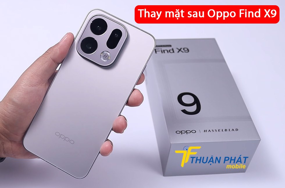 Thay mặt sau Oppo Find X9