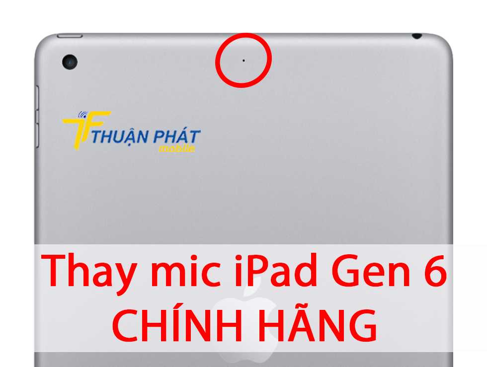 Thay mic iPad Gen 6 chính hãng