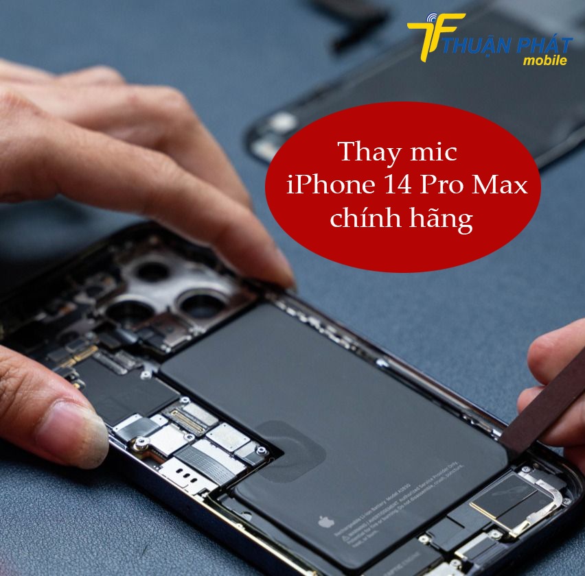 Thay mic iPhone 14 Pro Max chính hãng