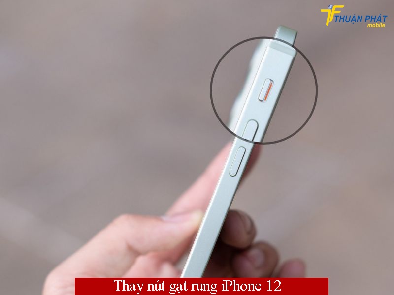 Thay nút gạt rung iPhone 12 