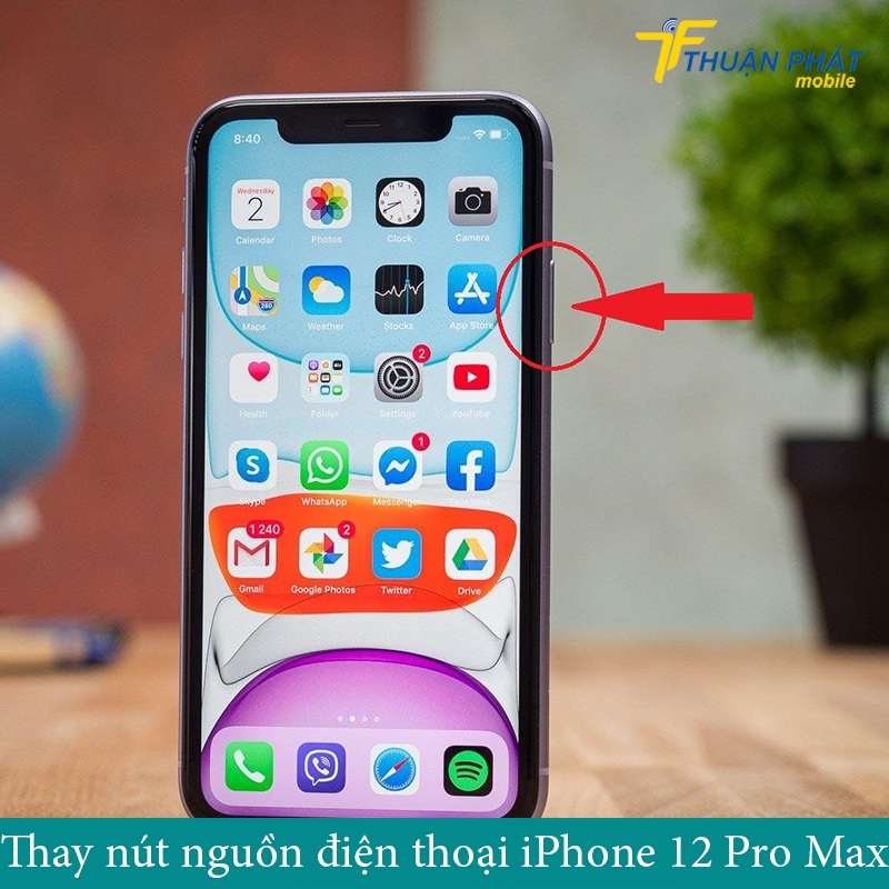 Thay nút nguồn điện thoại iPhone 12 Pro Max