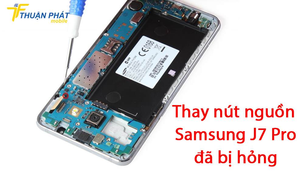 Thay nút nguồn Samsung J7 Pro đã bị hỏng