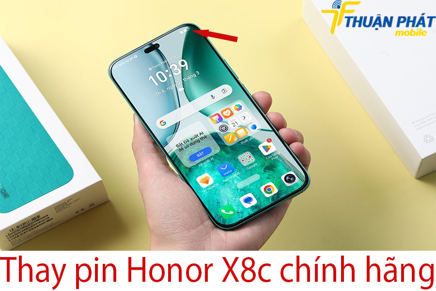 Thay pin Honor X8c chính hãng