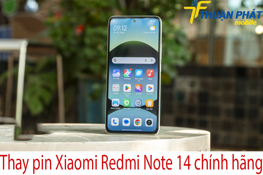 Thay pin Xiaomi Redmi Note 14 chính hãng