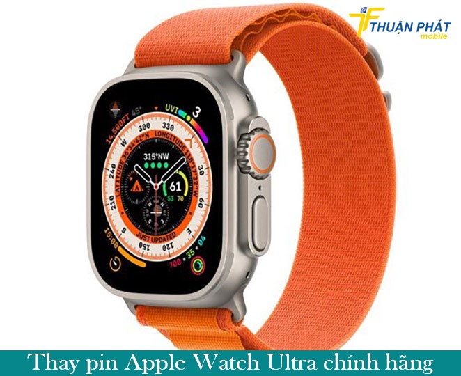 Thay pin Apple Watch Ultra chính hãng
