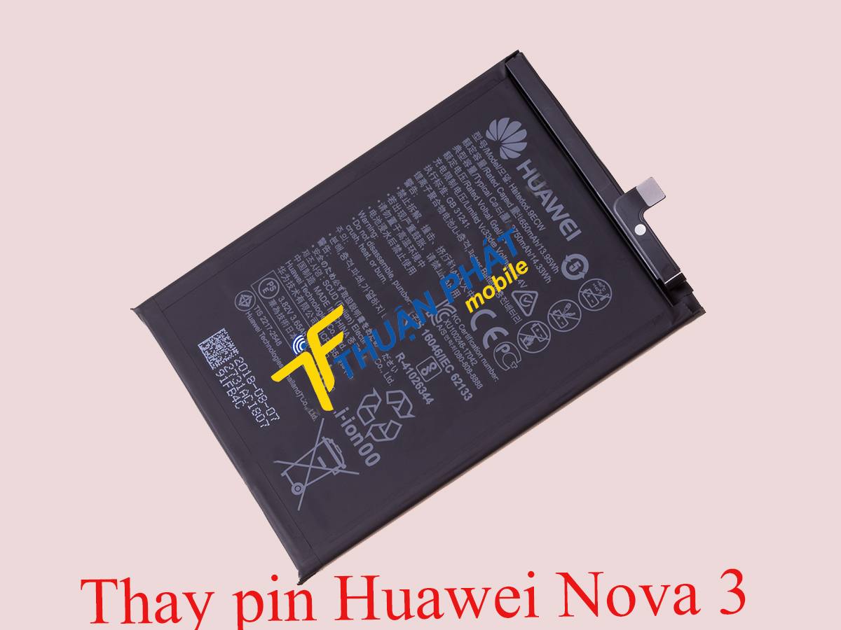 Thay pin Huawei Nova 3 chính hãng