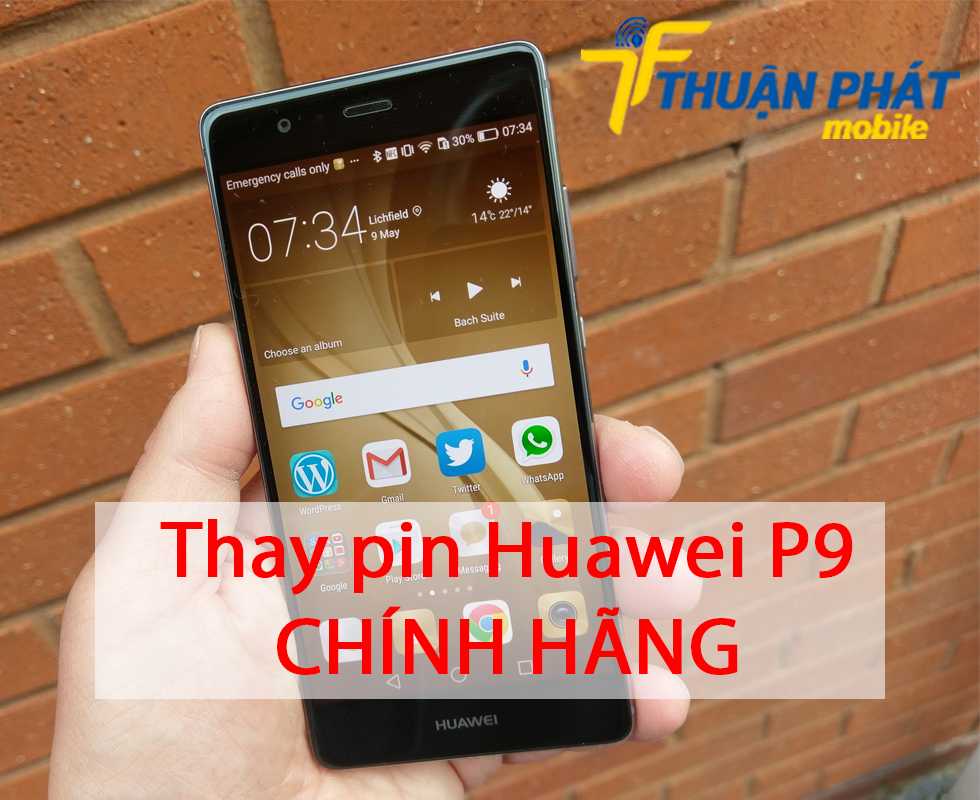 Thay pin Huawei P9 chính hãng