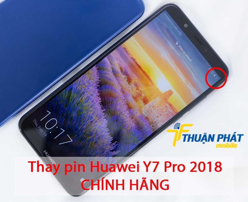 Thay pin Huawei Y7 Pro 2018 chính hãng