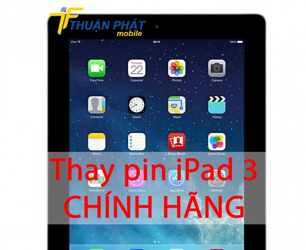 Thay pin iPad 3 chính hãng