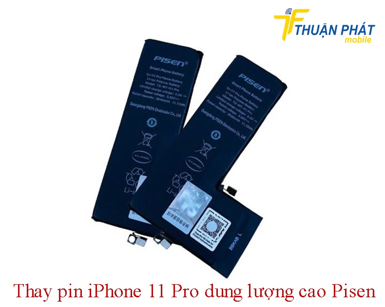 Thay pin iPhone 11 Pro dung lượng cao Pisen