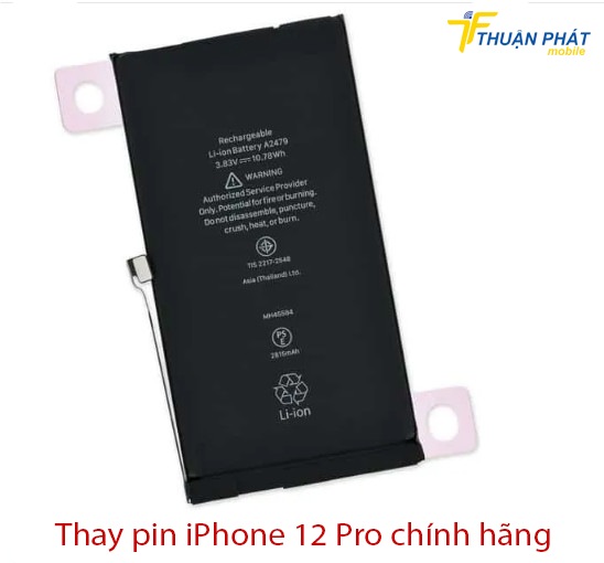 Thay pin iPhone 12 Pro chính hãng