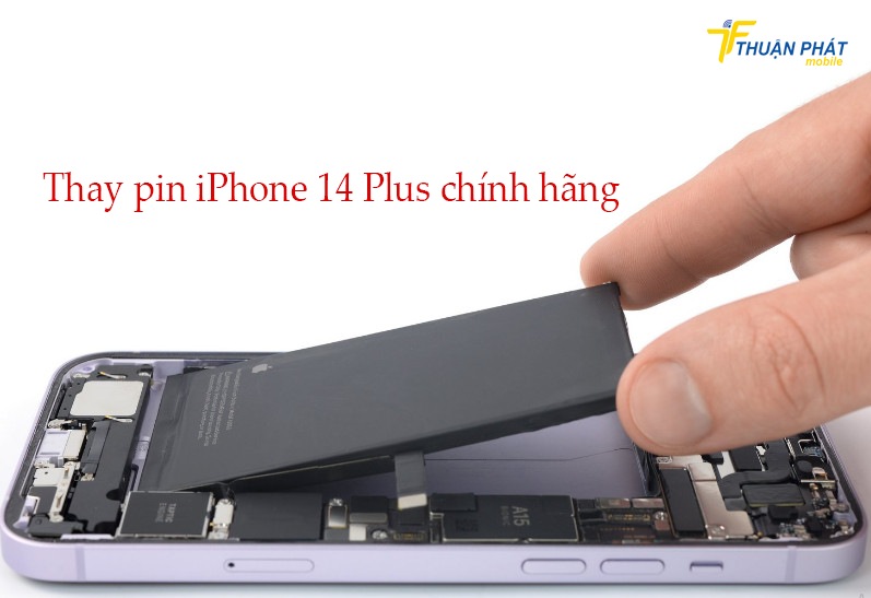 Thay pin iPhone 14 Plus chính hãng