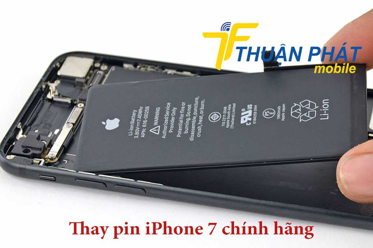 Thay pin iPhone 7 chính hãng