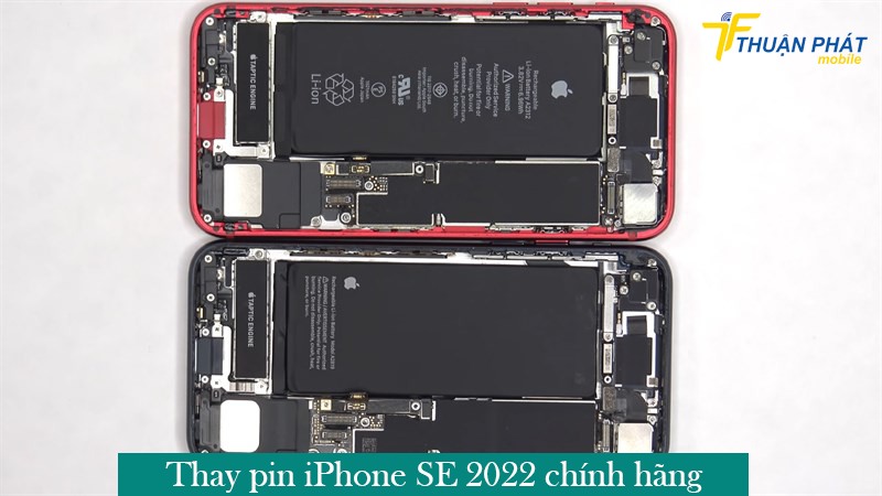 Thay pin iPhone SE 2022 chính hãng