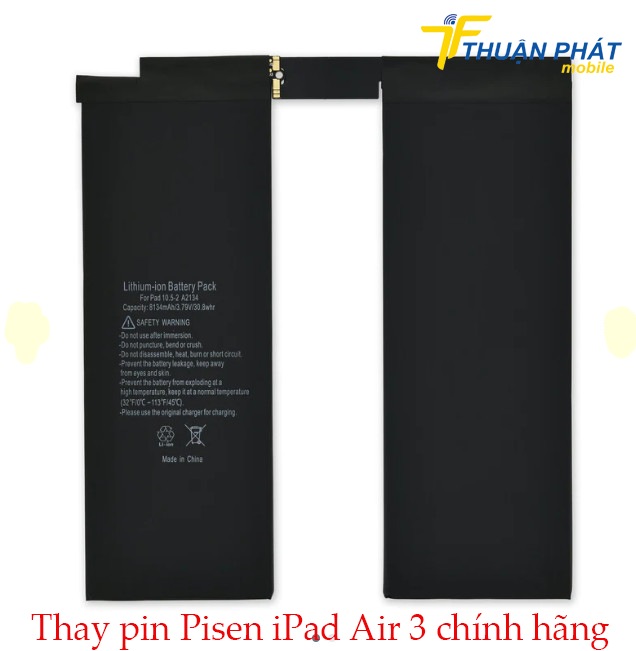 Thay pin Pisen iPad Air 3 chính hãng