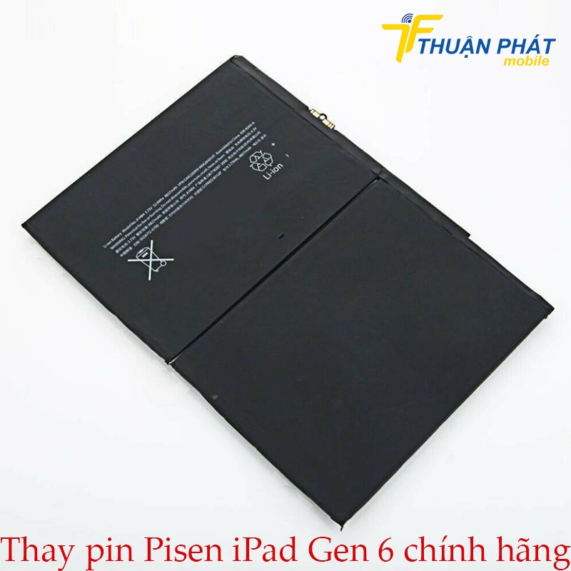 Thay pin Pisen iPad Gen 6 chính hãng
