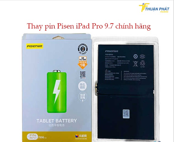 Thay pin Pisen iPad Pro 9.7