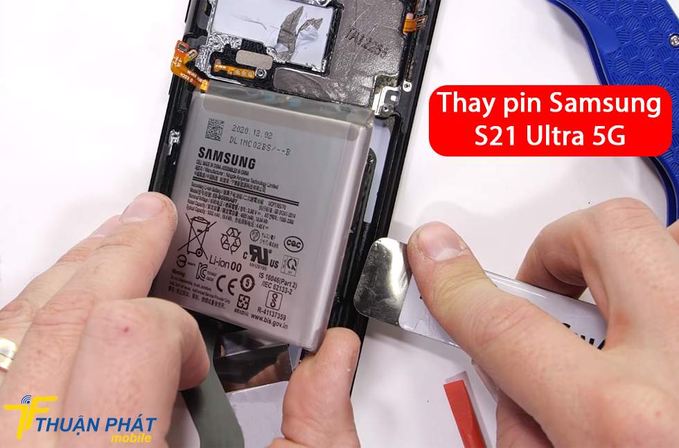 Thay pin Samsung S21 Ultra 5G