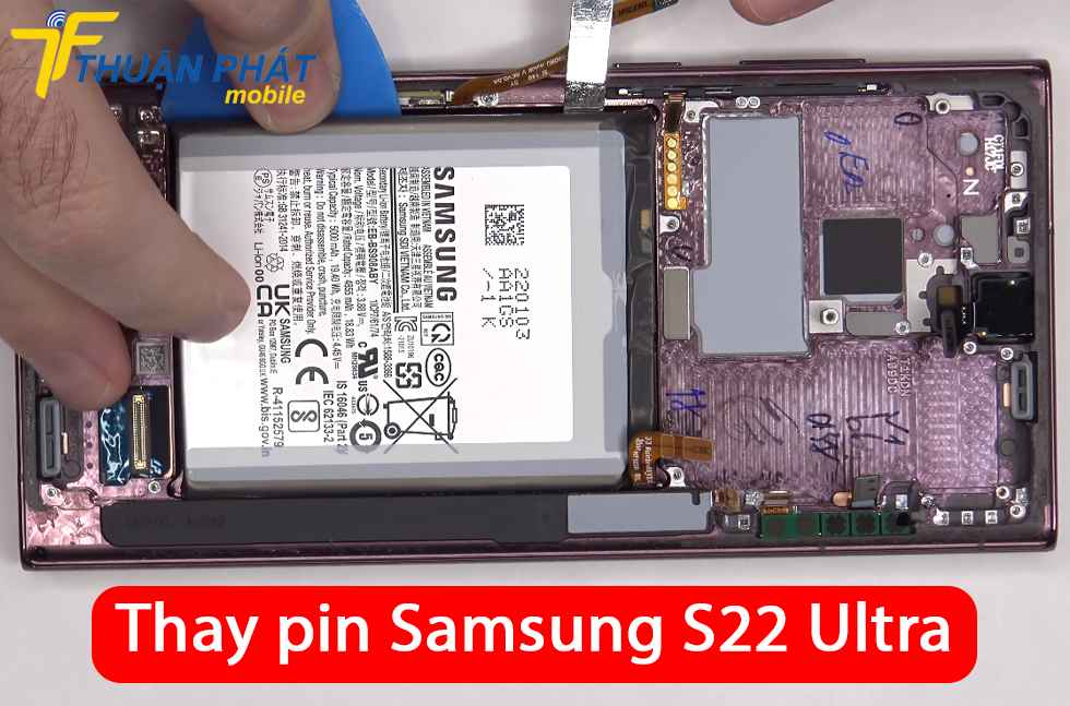 Thay pin Samsung S22 Ultra