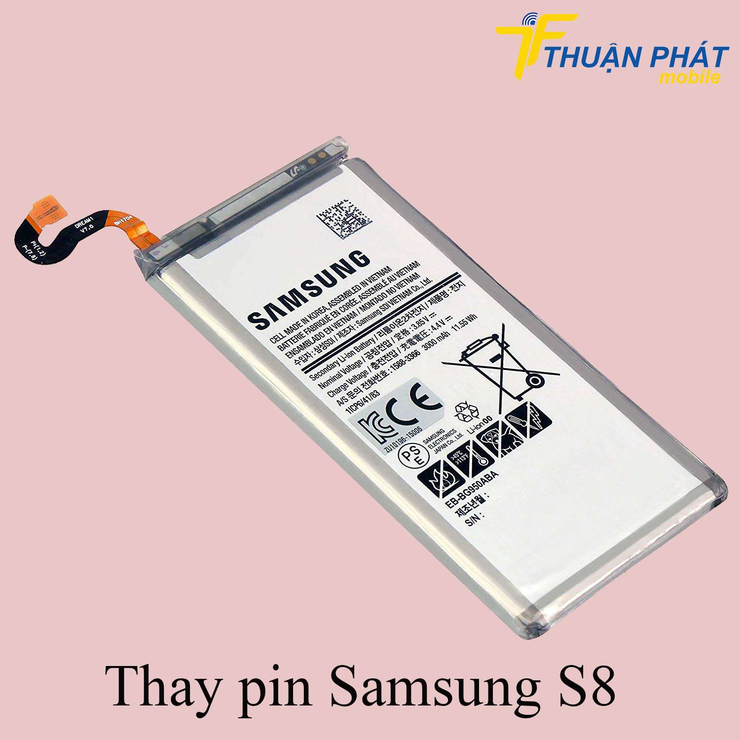 Thay pin Samsung S8 chính hãng