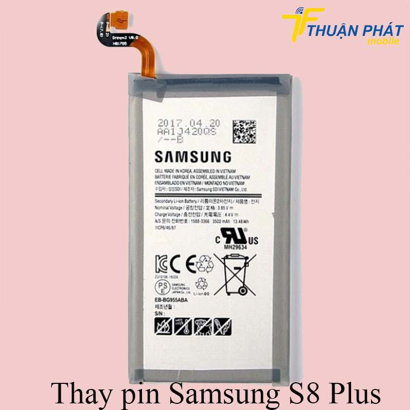 Thay pin Samsung S8 Plus chính hãng