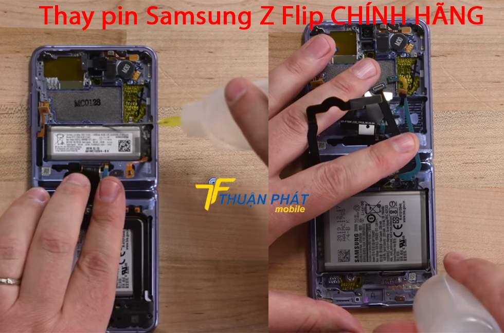 Thay pin Samsung Z Flip chính hãng