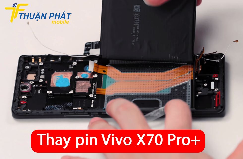 Thay pin Vivo X70 Pro+