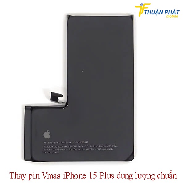 Thay pin Vmas iPhone 15 Plus dung lượng chuẩn