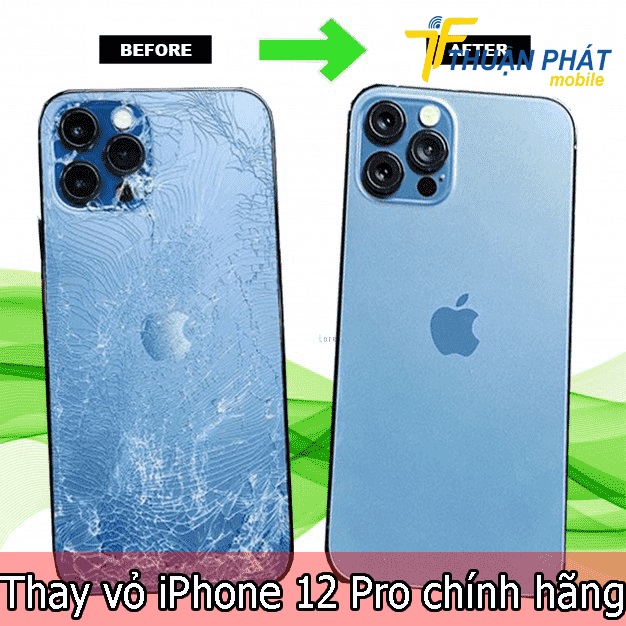 Thay vỏ iPhone 12 Pro chính hãng