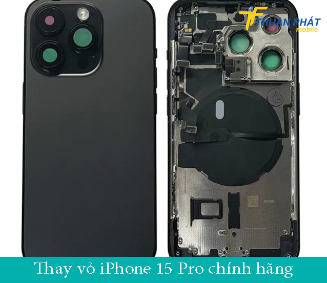 Thay vỏ iPhone 15 Pro chính hãng