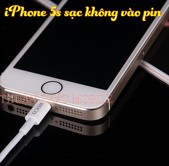 iphone 5s sac khong vao pin