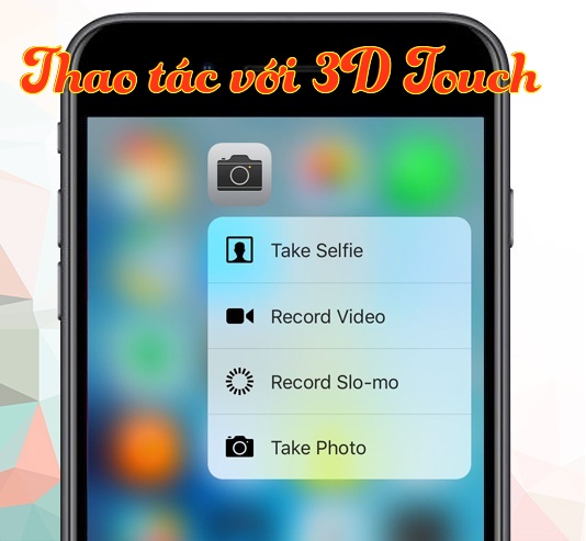 cong nghe 3D Touch