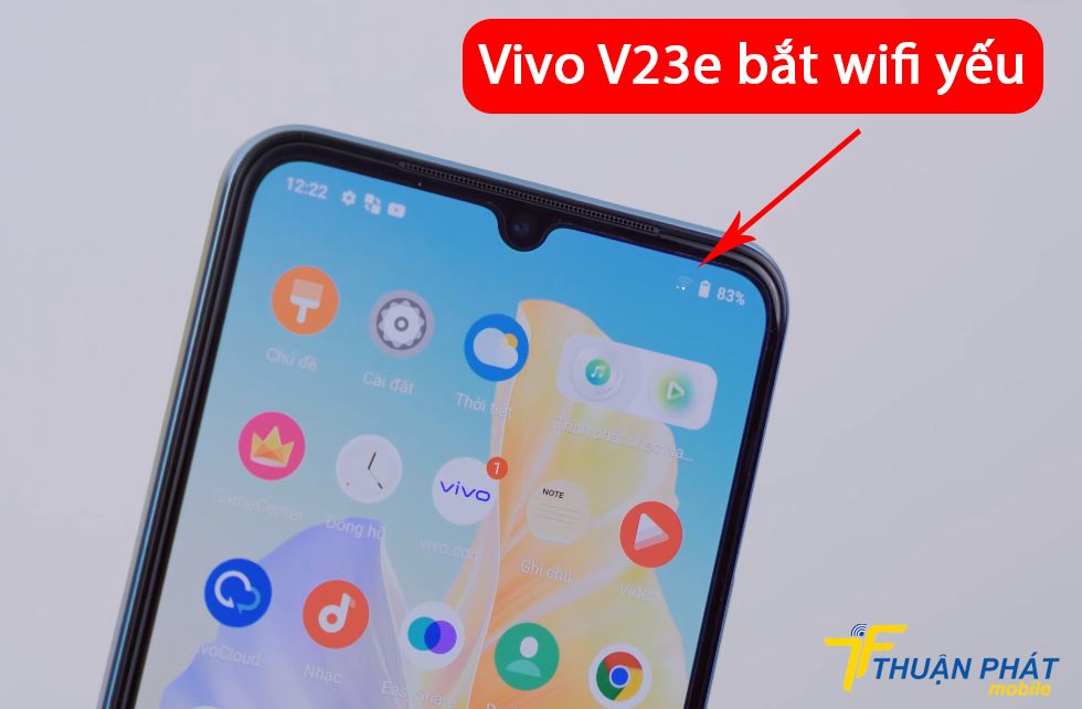 Vivo V23e bắt wifi yếu