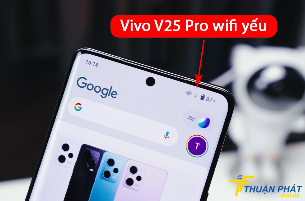 Vivo V25 Pro wifi yếu
