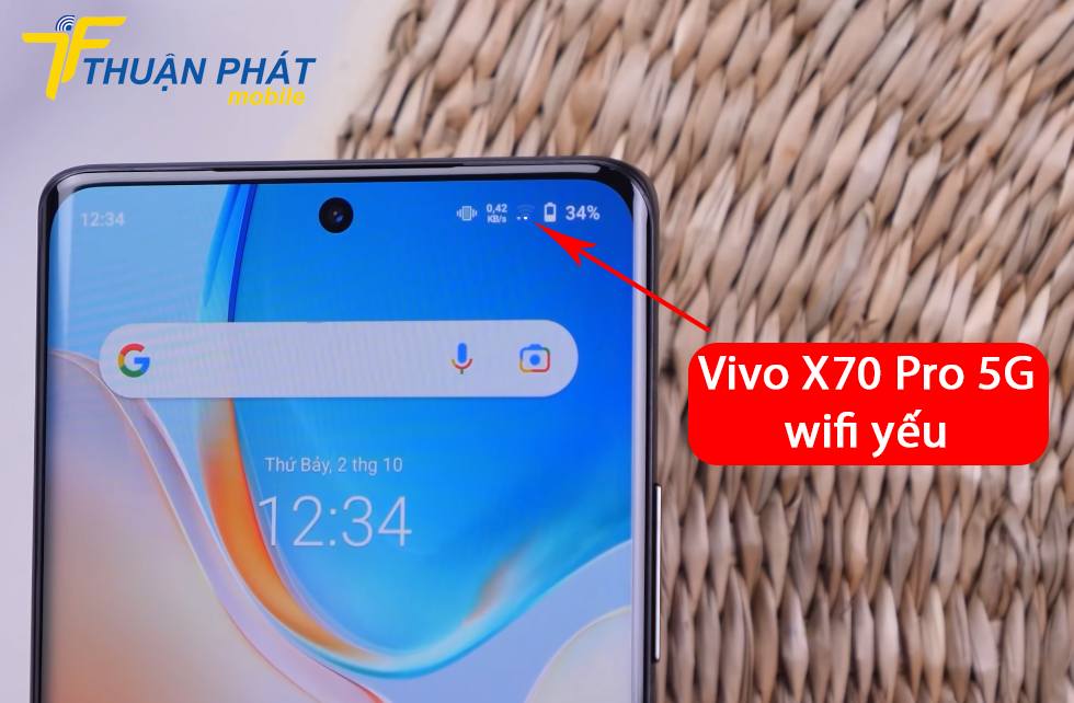 Vivo X70 Pro 5G wifi yếu