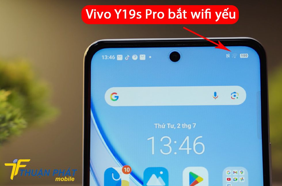 Vivo Y19s Pro bắt wifi yếu