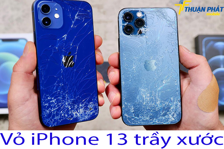 Vỏ iPhone 13 trầy xước