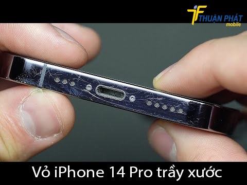 Vỏ iPhone 14 Pro trầy xước