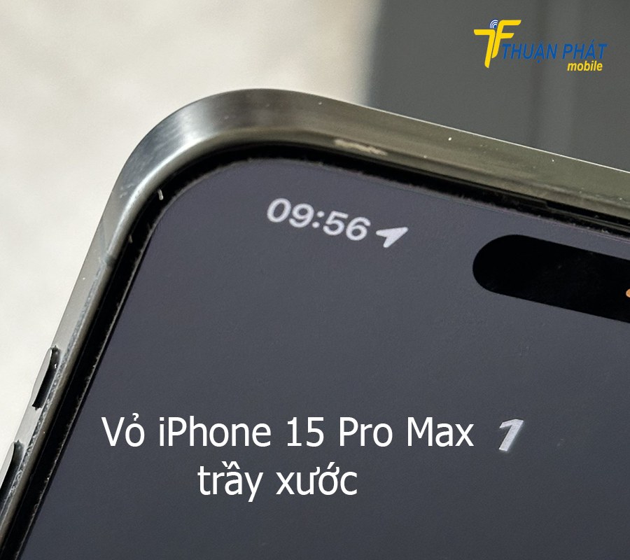 Vỏ iPhone 15 Pro Max trầy xước