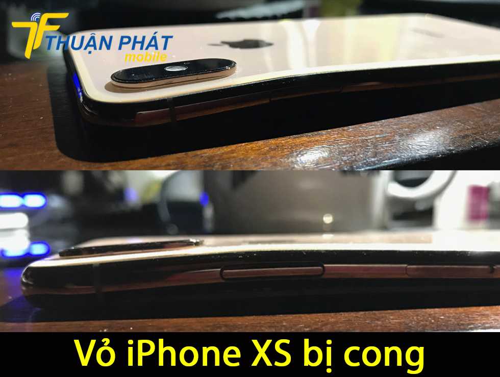 Vỏ iPhone XS bị cong