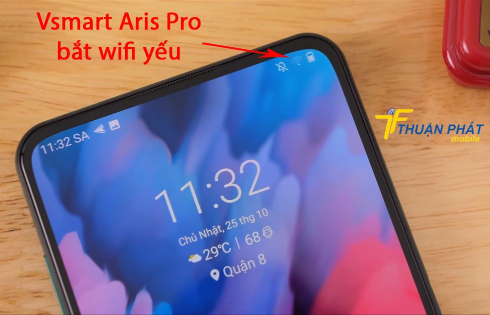 Vsmart Aris Pro bắt wifi yếu