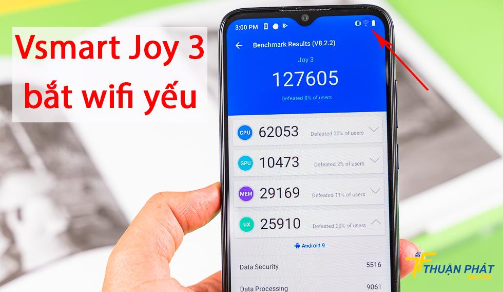 Vsmart Joy 3 bắt wifi yếu
